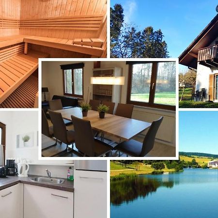 Seepark Kirchheim Ferienhaus Bei Zeta Mit Sauna מראה חיצוני תמונה