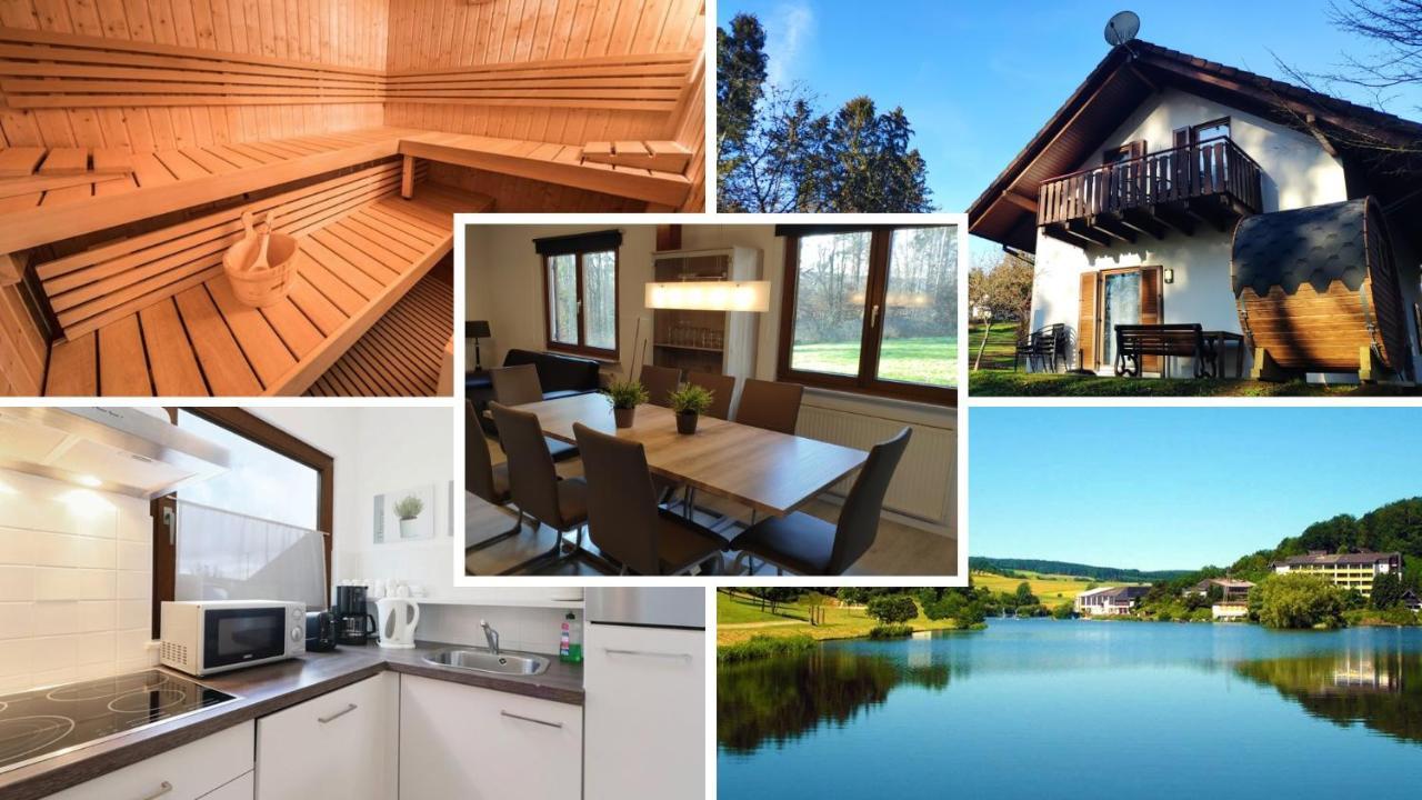 Seepark Kirchheim Ferienhaus Bei Zeta Mit Sauna מראה חיצוני תמונה