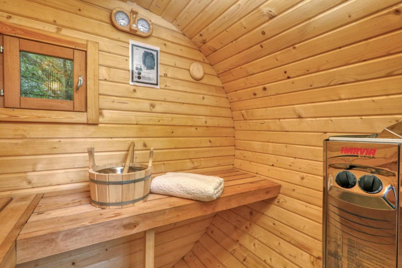 Seepark Kirchheim Ferienhaus Bei Zeta Mit Sauna מראה חיצוני תמונה